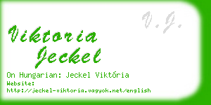 viktoria jeckel business card